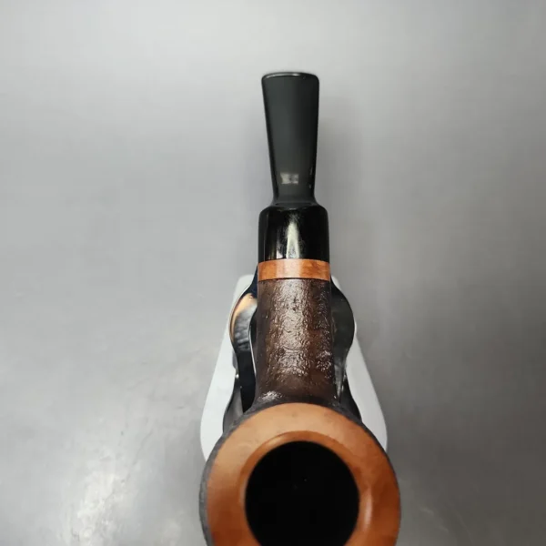 Vauen Mokka 5240 Partially Sandblasted Pot Estate Briar Pipe, Unsmoked, 9mm - Image 5