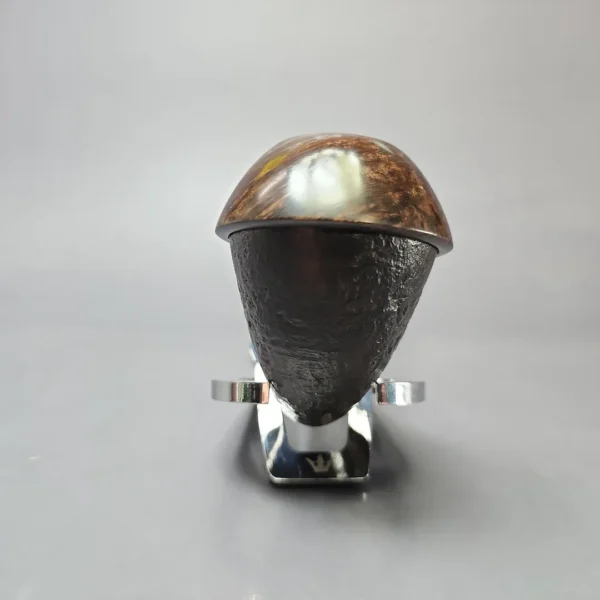 Johny Pipes Partially Sandblasted Calabash Estate Briar Pipe, Unsmoked - Image 5