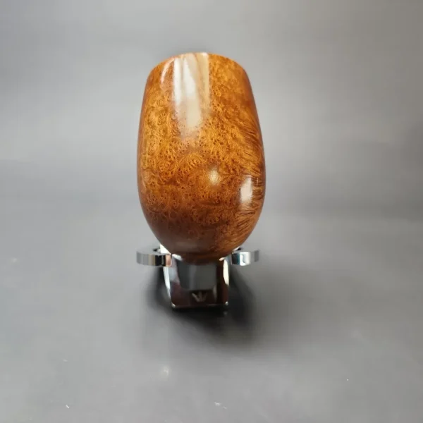 Peterson House Pipe Natural Bent Smooth Oom Paul w/ Silver Estate Briar Pipe, Unsmoked - Image 5