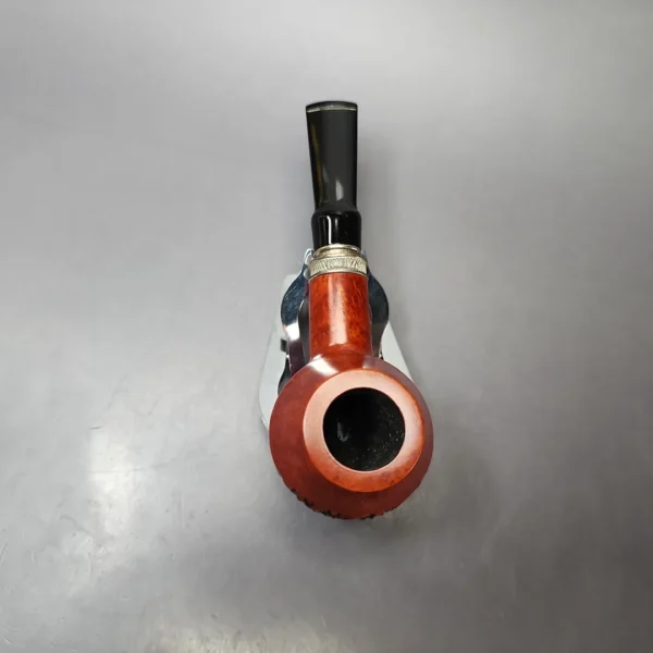 Vauen by Barontini 412 Partially Rusticated Rhodesian Estate Briar Pipe, Unsmoked, 9mm - Image 6