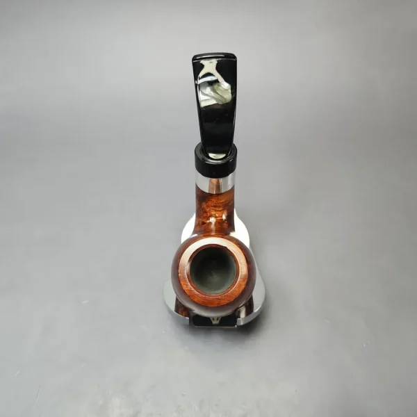 Big Ben Buckingham 200 Smooth Bent Billiard w/ Silver Estate Briar Pipe, Unsmoked, 9mm - Image 6