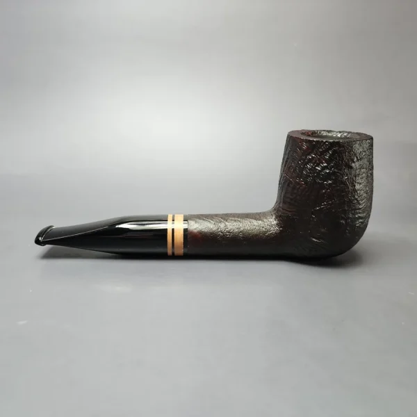 Chacom Erica 1201 Sandblasted Large Billiard Estate Briar Pipe, Unsmoked - Image 7