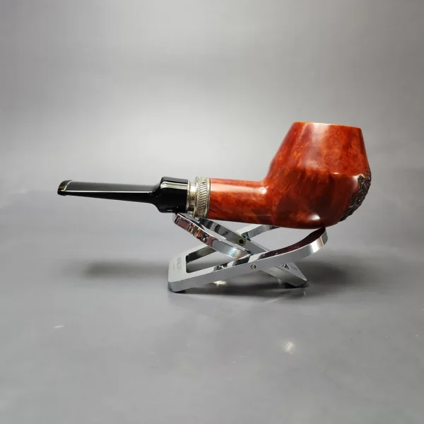 Vauen by Barontini 412 Partially Rusticated Rhodesian Estate Briar Pipe, Unsmoked, 9mm - Image 7