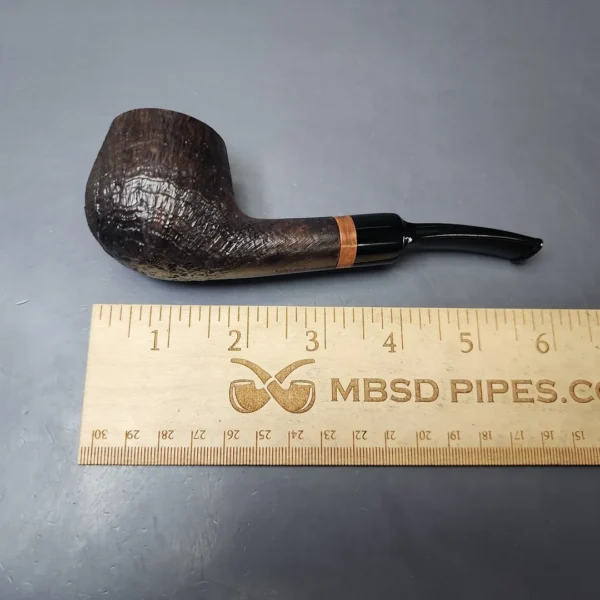 Vauen Mokka 5240 Partially Sandblasted Pot Estate Briar Pipe, Unsmoked, 9mm - Image 8