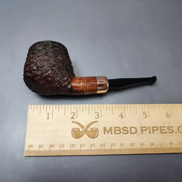 4th Generation (by Ascorti) Forza Grappa 1931 Rusticated Pot Estate Briar Pipe, Unsmoked - Image 8
