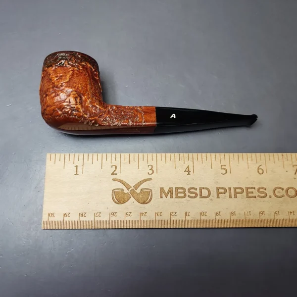 Ascorti New Dear Wax Drip Panel Shank Billiard Estate Briar Pipe, Unsmoked - Image 8