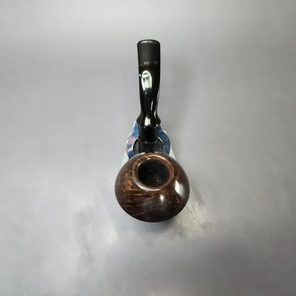 Johny Pipes Partially Sandblasted Calabash Estate Briar Pipe, Unsmoked - Image 8