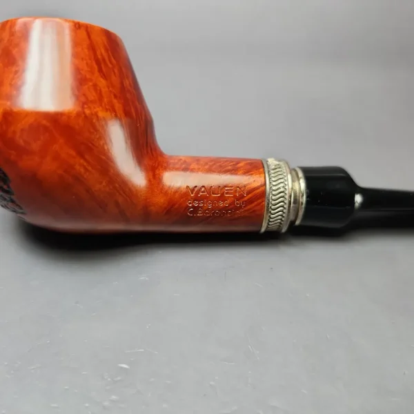 Vauen by Barontini 412 Partially Rusticated Rhodesian Estate Briar Pipe, Unsmoked, 9mm - Image 8