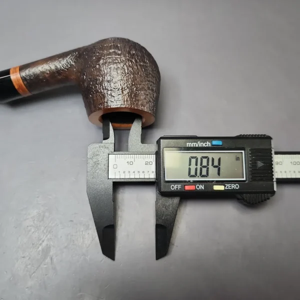 Vauen Mokka 5240 Partially Sandblasted Pot Estate Briar Pipe, Unsmoked, 9mm - Image 9