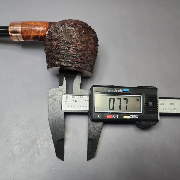 4th Generation (by Ascorti) Forza Grappa 1931 Rusticated Pot Estate Briar Pipe, Unsmoked - Image 9