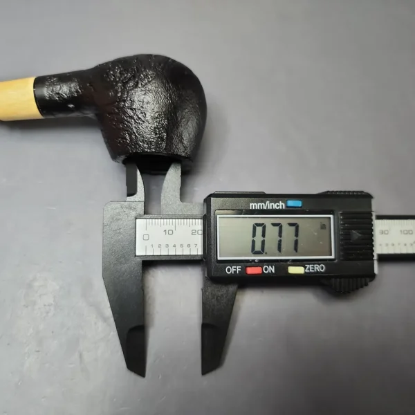 MBSD Briars by Piero Vitale Vintage Sandblasted Author w/ Boxwood Briar Pipe, New - Image 9