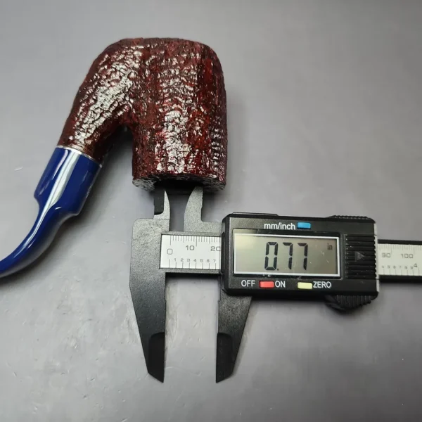 Savinelli Unica U65 Rusticated Large Oom Paul Briar Pipe, New, 6mm - Image 9