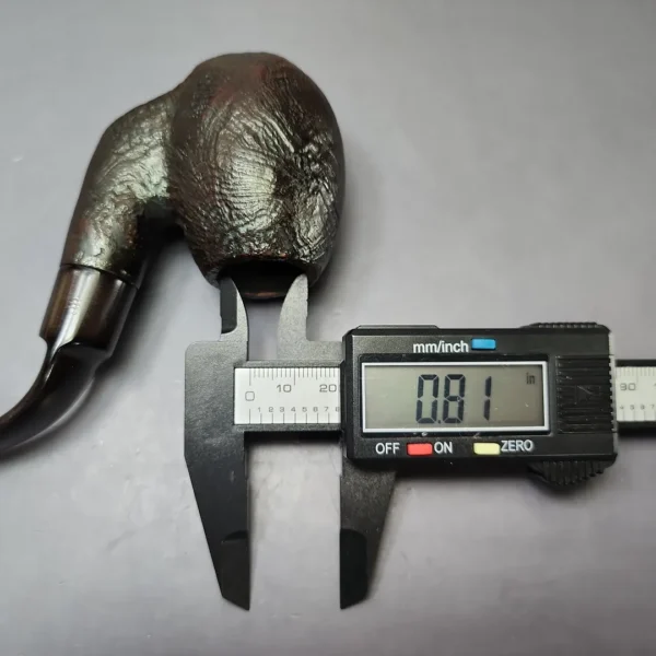 Uncle Paul (by Lorenzo) Sandblasted Oom Paul Estate Briar Pipe, Italian Estates - Image 9