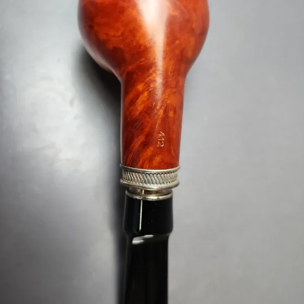 Vauen by Barontini 412 Partially Rusticated Rhodesian Estate Briar Pipe, Unsmoked, 9mm - Image 9