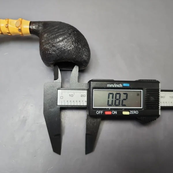 Jan Pietenpauw Sandblasted Acorn w/ Bamboo Estate Briar Pipe, Other Estates - Image 9