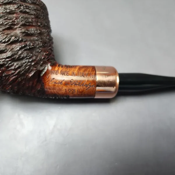 4th Generation (by Ascorti) Forza Grappa 1931 Rusticated Pot Estate Briar Pipe, Unsmoked - Image 10