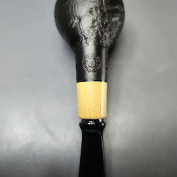 MBSD Briars by Piero Vitale Vintage Sandblasted Author w/ Boxwood Briar Pipe, New - Image 10