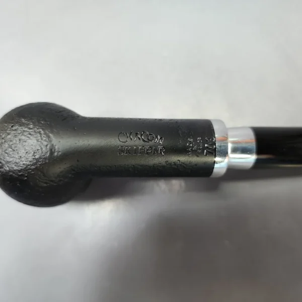 Chacom Skipper 703 Sandblasted Billiard w/ Aluminum Estate Briar Pipe, Unsmoked - Image 10