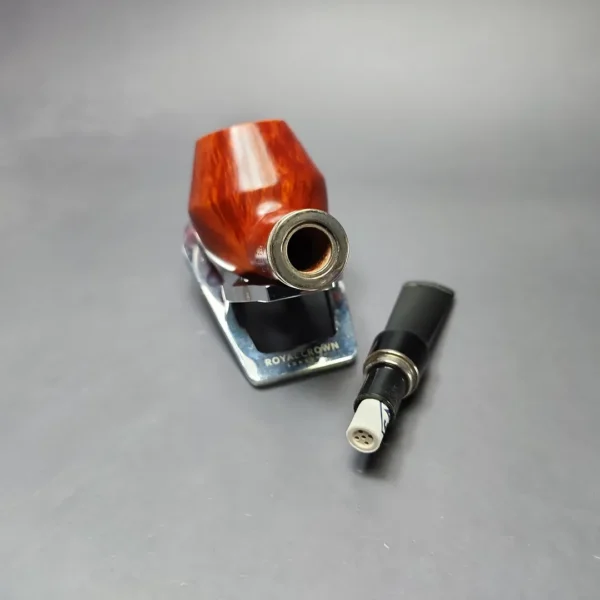 Vauen by Barontini 412 Partially Rusticated Rhodesian Estate Briar Pipe, Unsmoked, 9mm - Image 12