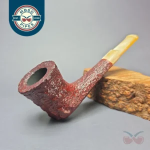 Savinelli Estella 915 EX Rusticated Freehand Estate Briar Pipe, Unsmoked
