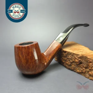 James Upshall P Grade Smooth Diamond Shank Pot Estate Briar Pipe, English Estates