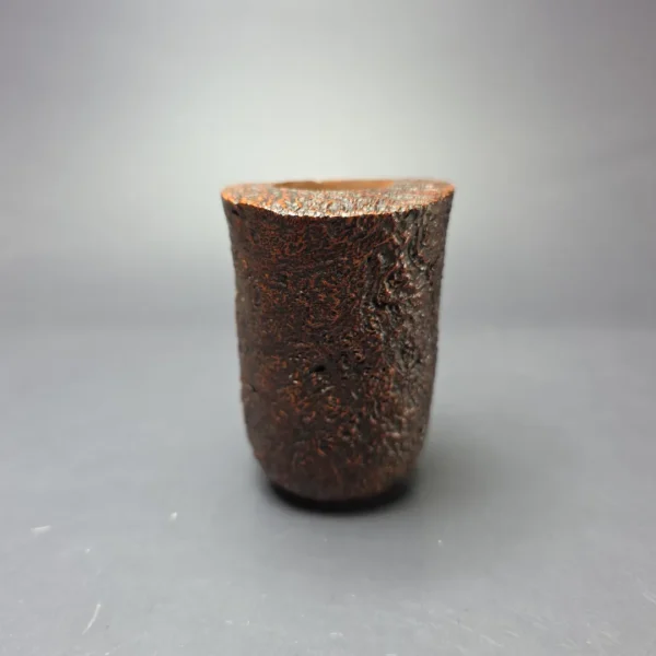 Luciano FR S Sandblasted Freehand Sitter Estate Briar Pipe, Unsmoked - Image 3