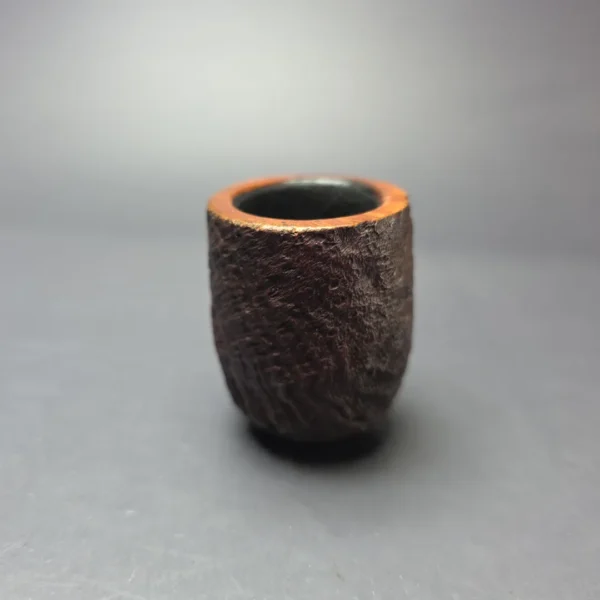 Brebbia Sabbiata 8005 Partially Sandblasted Billiard Estate Briar Pipe, Italian Estates - Image 3