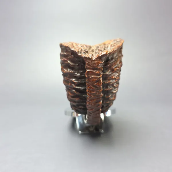 Randy Wiley 2000 XL Rusticated Freehand Estate Briar Pipe, American Estates - Image 3