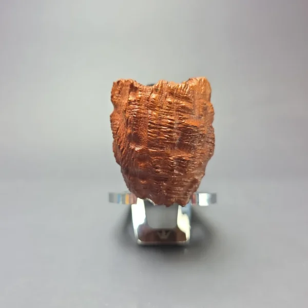 Monte Verdi (Preben Holm) Golden Tan Rusticated Freehand Estate Briar Pipe, Danish Estates - Image 3