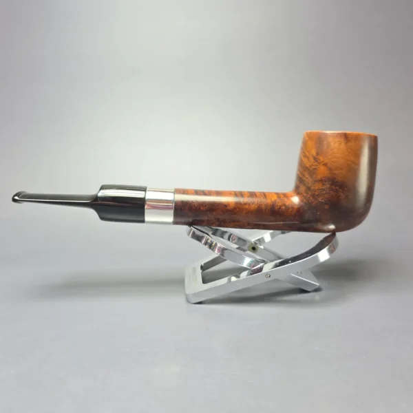 Ferndown Reo 2 Star Large Smooth Lovat w/ Silver Estate Briar Pipe, English Estates - Image 4