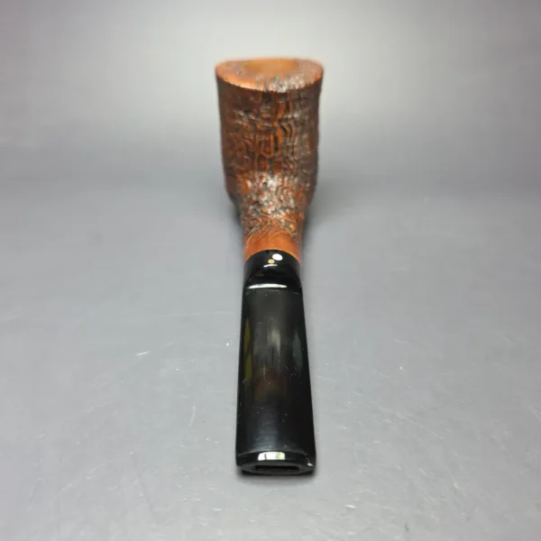 Luciano FR S Sandblasted Freehand Sitter Estate Briar Pipe, Unsmoked - Image 5