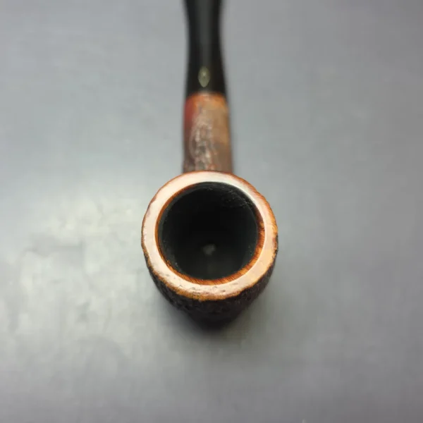 Brebbia Sabbiata 8005 Partially Sandblasted Billiard Estate Briar Pipe, Italian Estates - Image 6