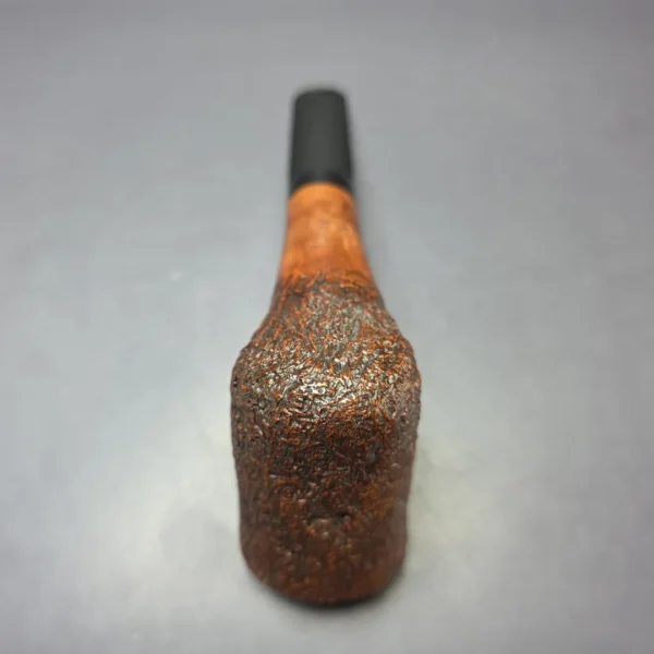 Luciano FR S Sandblasted Freehand Sitter Estate Briar Pipe, Unsmoked - Image 7