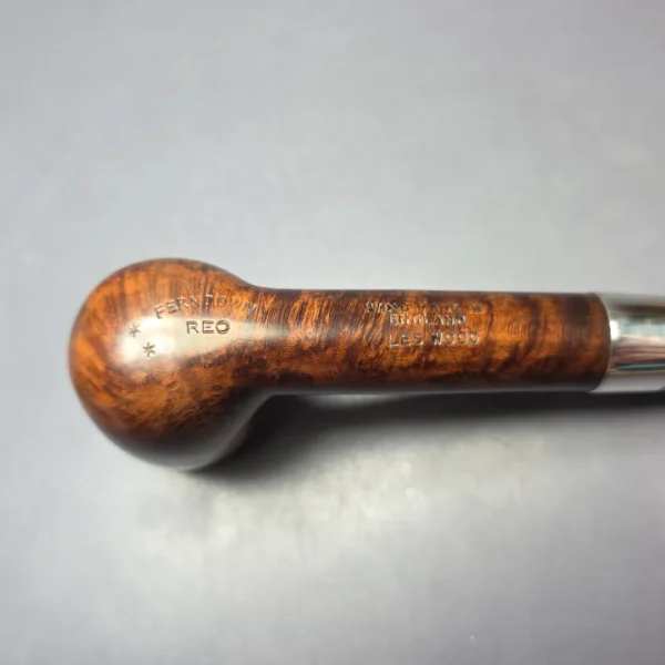 Ferndown Reo 2 Star Large Smooth Lovat w/ Silver Estate Briar Pipe, English Estates - Image 7