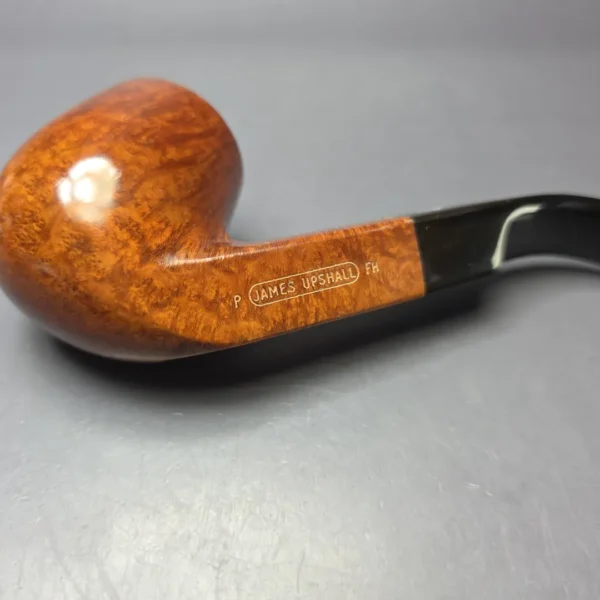 James Upshall P Grade Smooth Diamond Shank Pot Estate Briar Pipe, English Estates - Image 7