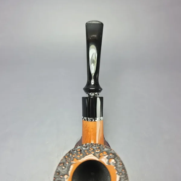 Randy Wiley 1999 Ovation H5 Grade Smooth Freehand Estate Briar Pipe, Unsmoked - Image 7