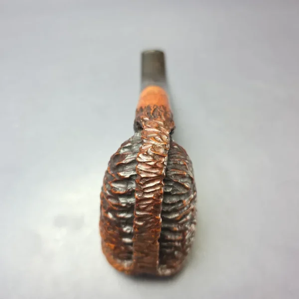 Randy Wiley 2000 XL Rusticated Freehand Estate Briar Pipe, American Estates - Image 7