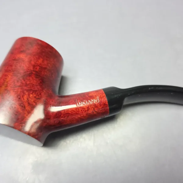 Luciano 2012 778 R Smooth Cherrywood Sitter Estate Briar Pipe, Unsmoked - Image 7