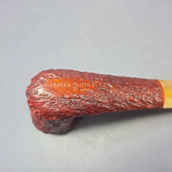 Savinelli Estella 915 EX Rusticated Freehand Estate Briar Pipe, Unsmoked - Image 8