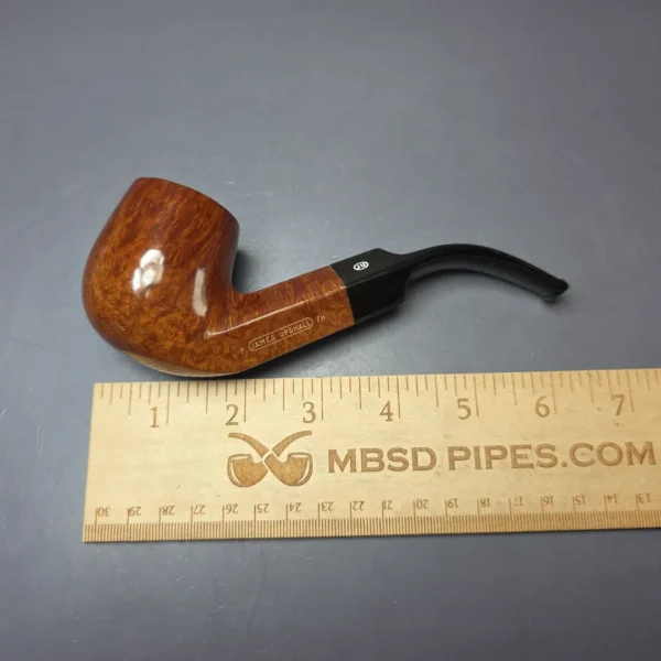 James Upshall P Grade Smooth Diamond Shank Pot Estate Briar Pipe, English Estates - Image 8