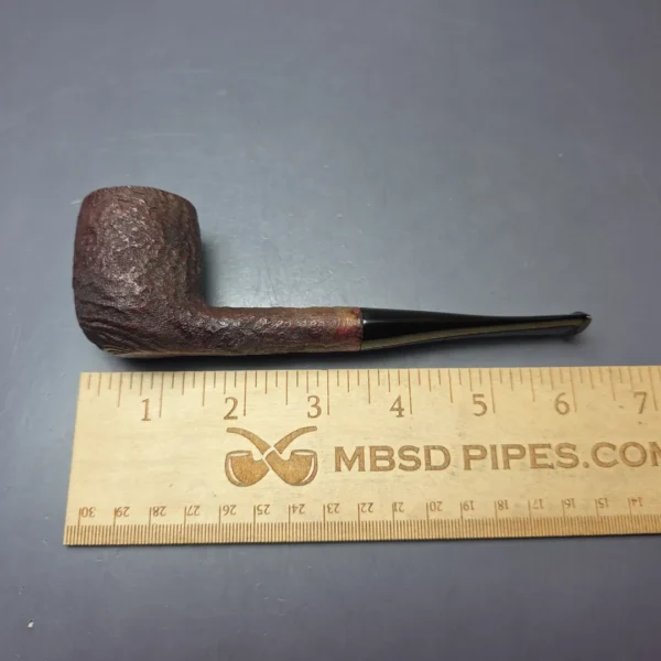 Brebbia Sabbiata 8005 Partially Sandblasted Billiard Estate Briar Pipe, Italian Estates - Image 8