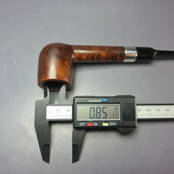 Ferndown Reo 2 Star Large Smooth Lovat w/ Silver Estate Briar Pipe, English Estates - Image 9