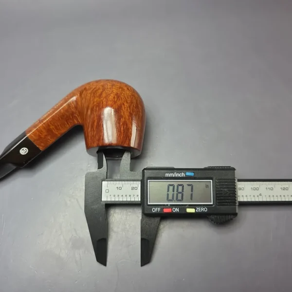 James Upshall P Grade Smooth Diamond Shank Pot Estate Briar Pipe, English Estates - Image 9