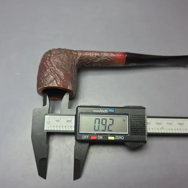 Brebbia Sabbiata 8005 Partially Sandblasted Billiard Estate Briar Pipe, Italian Estates - Image 9