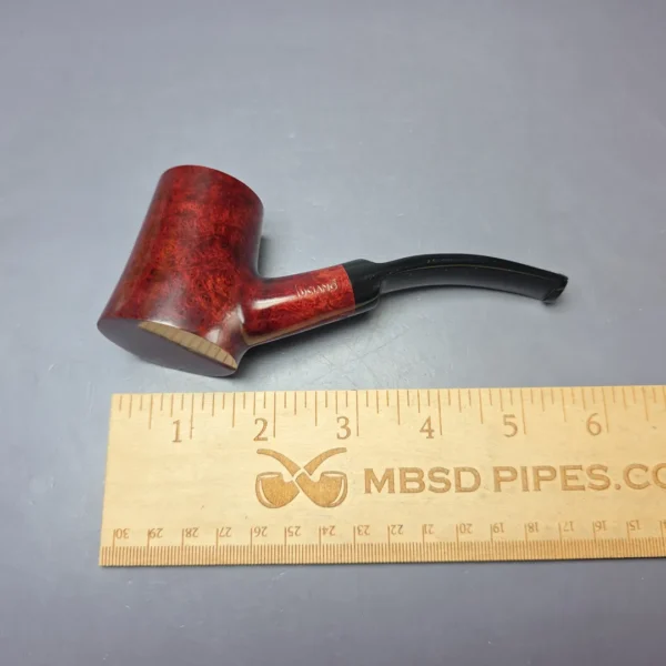 Luciano 2012 778 R Smooth Cherrywood Sitter Estate Briar Pipe, Unsmoked - Image 9