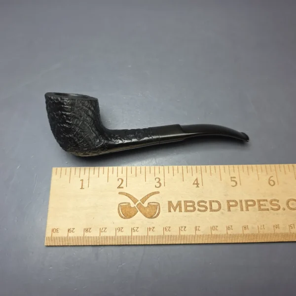 GBD Prehistoric 1626 Sandblasted Scoop Estate Briar Pipe, English Estates - Image 10