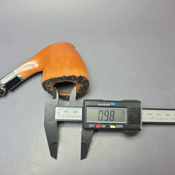 Randy Wiley 1999 Ovation H5 Grade Smooth Freehand Estate Briar Pipe, Unsmoked - Image 11