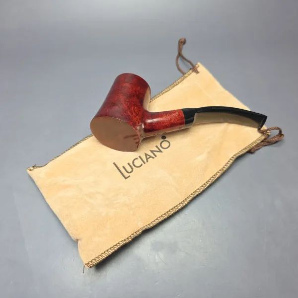 Luciano 2012 778 R Smooth Cherrywood Sitter Estate Briar Pipe, Unsmoked - Image 11