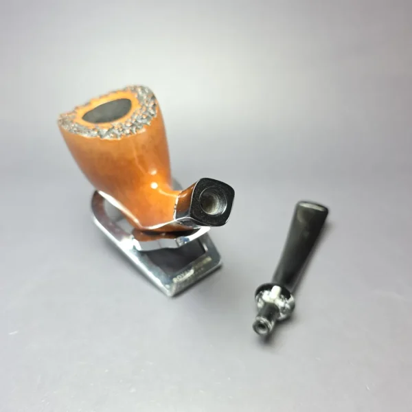 Randy Wiley 1999 Ovation H5 Grade Smooth Freehand Estate Briar Pipe, Unsmoked - Image 12