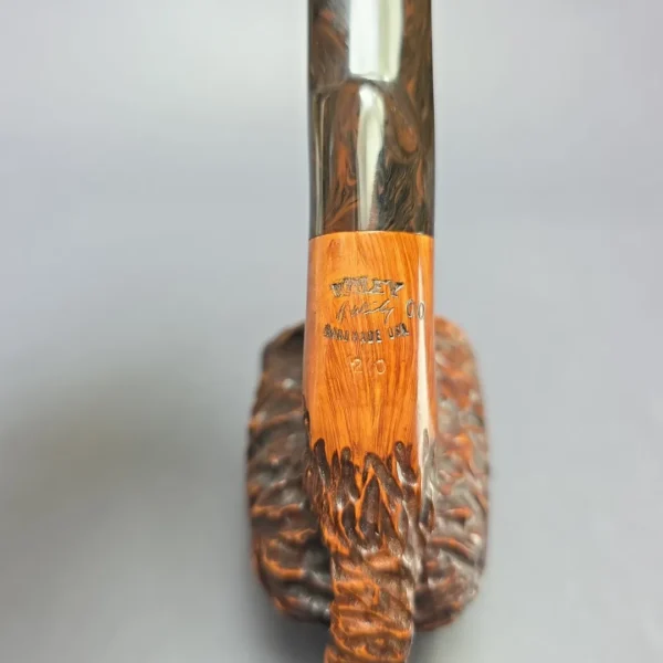 Randy Wiley 2000 XL Rusticated Freehand Estate Briar Pipe, American Estates - Image 12